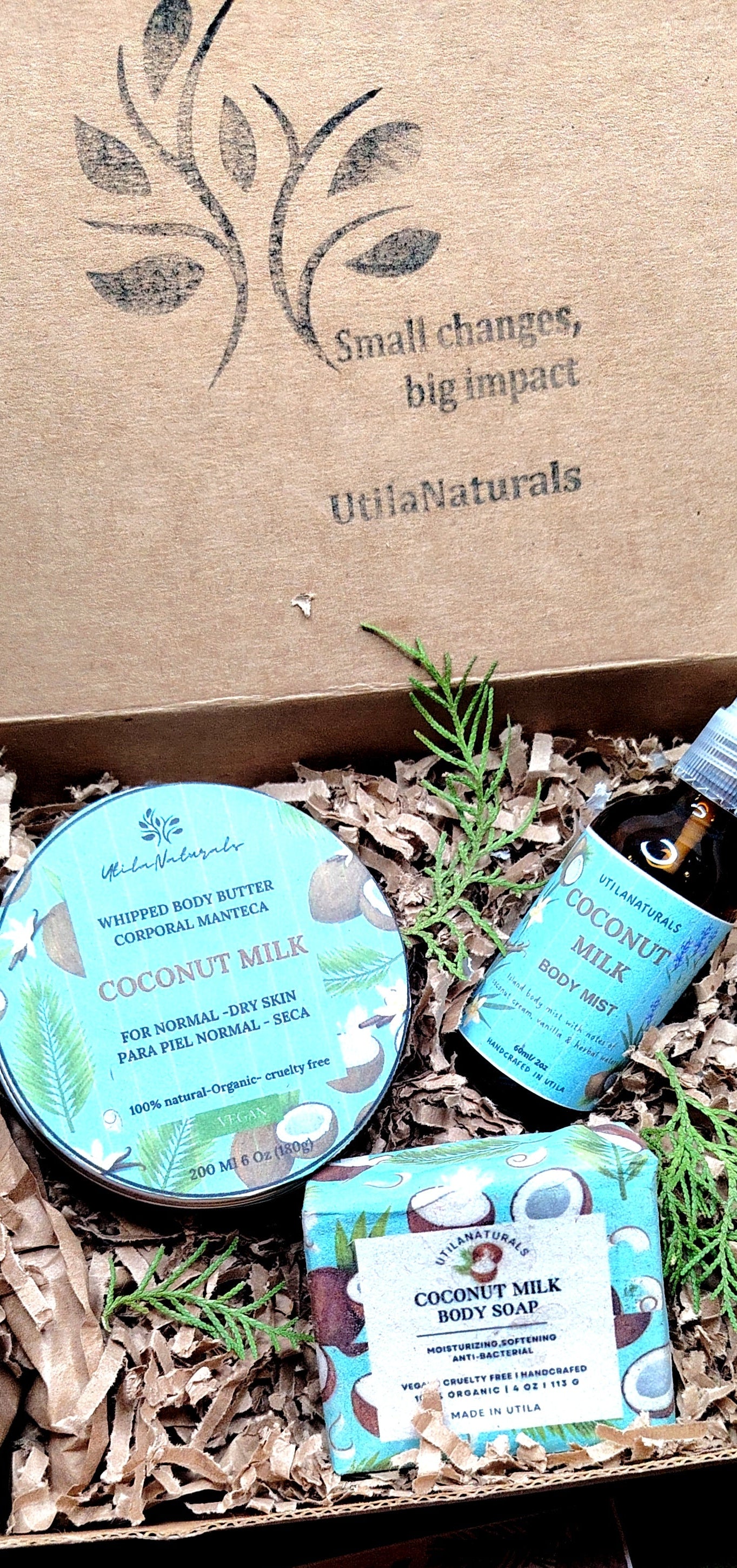 🍰 Coconut Vanilla Bliss – Kit corporal cremoso