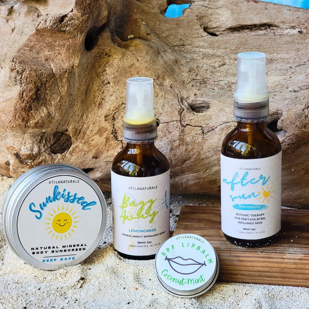 Zero-Waste Summer Kit
Protect your skin. Protect the reef.
Reef-safe | Plastic-free | Handmade in Utila