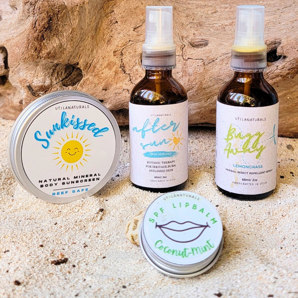 Zero-Waste Summer Kit
Protect your skin. Protect the reef.
Reef-safe | Plastic-free | Handmade in Utila