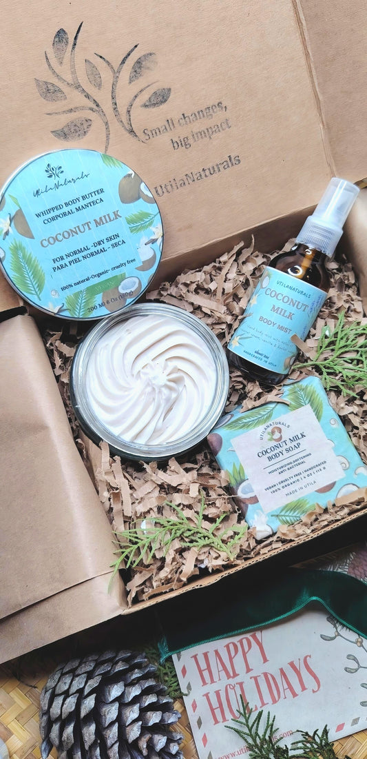 🍰 Coconut Vanilla Bliss – Kit corporal cremoso
