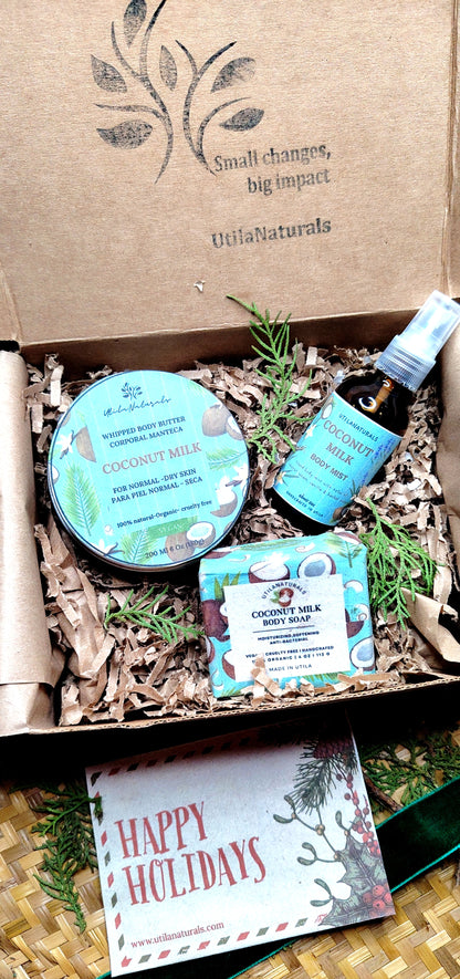 🍰 Coconut Vanilla Bliss – Kit corporal cremoso