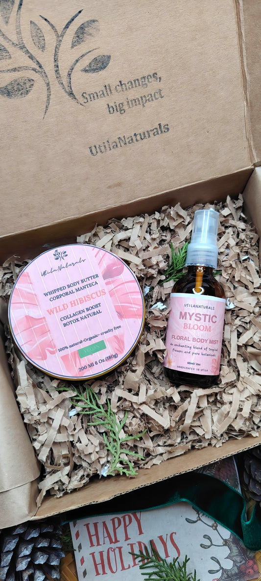 🌺 Wild Hibiscus – Kit corporal floral