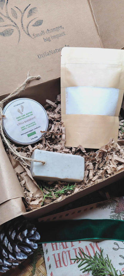 🌿 Pies Descalzos de Utila – Kit Spa Relajante para Pies